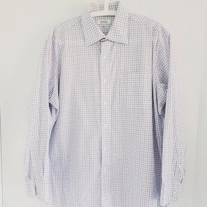 Barneys New York Pastel Gingham Dress Shirt, 16.5-33
